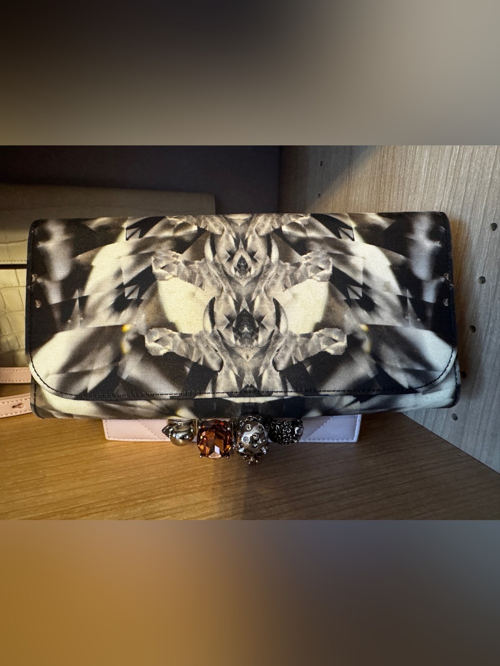 Alexander McQueen Kaleidoscope Print Clutch